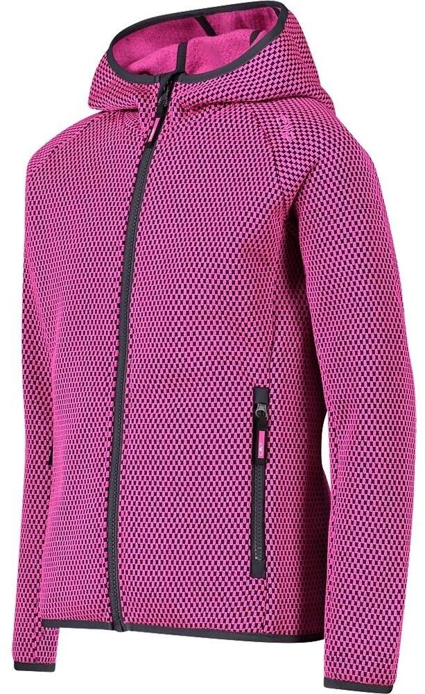 CMP KID G Jacket FIX Hood Purple Fluo Titanio 00HM
