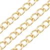 1 Roll 5m Aluminum Twisted Curb Chains for DIY Necklaces Bracelets Materials Jewelry Making Findings