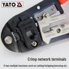 Yiertuo 3-in-1 Network Cable Crimping Pliers for Telephone, Computer, and Crystal Head Wiring