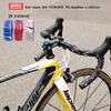 GORIX Road Bike Silicone Bar Tape (GX-YOROKE) - Stylish, shock-absorbing, patterned design, and excellent grip for bicycle handlebars (Black)