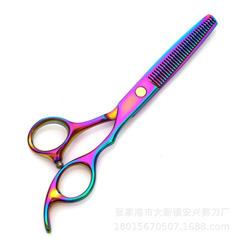 Haircut Scissors Hairdressing Scissors Flat Cut Bangs Thin Broken Hair Tooth Scissors Professional Haircut Scissors Set
