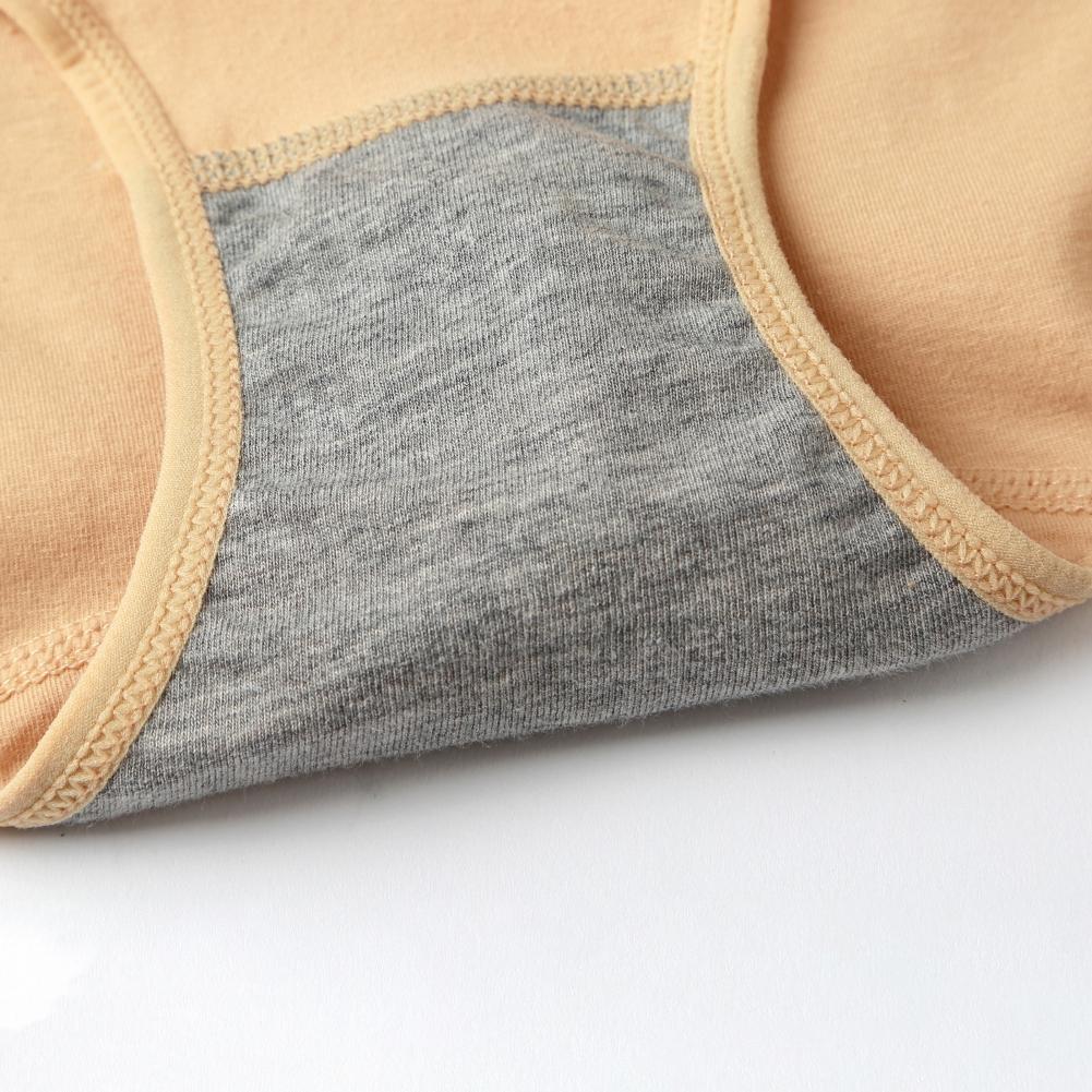 Menstruasjonsundertøy for kvinner Mellomhøyde blomster Postpartum Hipster Dame Blondestruser Jenter Stretch-truser i bomull