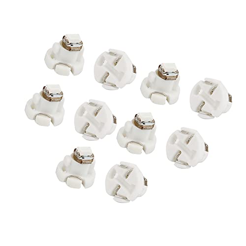 

ACROPIX Кластерный датчик T3 3020 1 светодиод Лампочка панели приборов Салон Белый 10 шт.