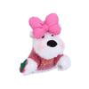Kawaii West Highland Terrier Welpen Plüschtier Cartoon Magnetische Stoffpuppen Motorrad Elektrofahrrad Rückspiegel Anhänger Dekor