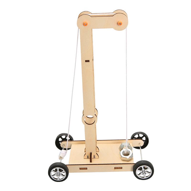 DIY Tower Crane Science Experiment Kit for Kids: Educational Toy for Primary Students