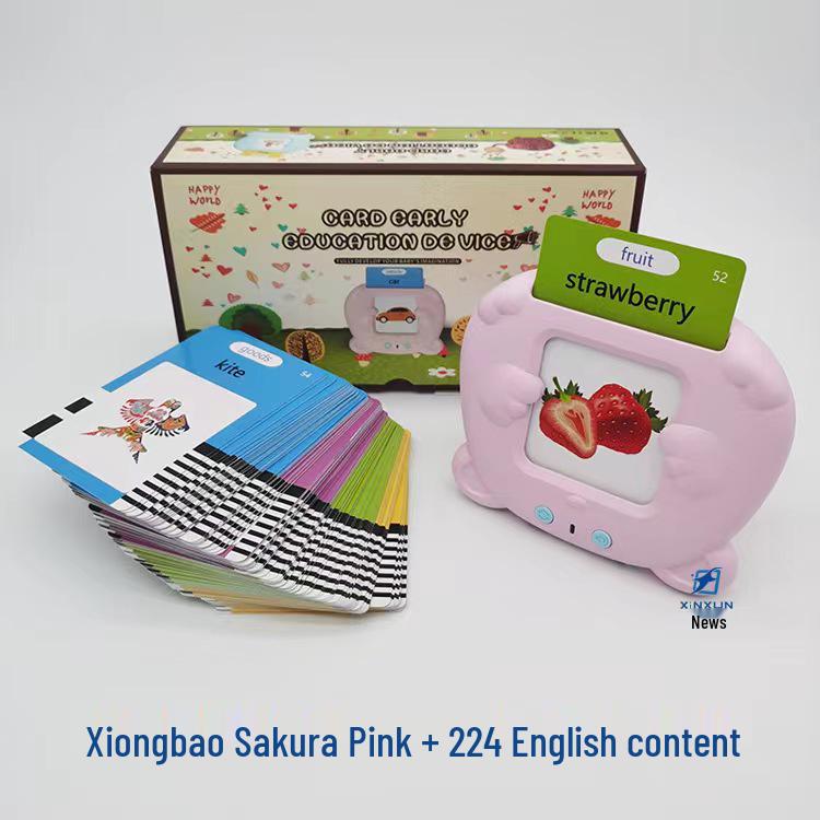 Children s English Learning Card Machine: Interactive Educational Sound Toy