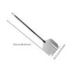 Aluminum Pizza Peel with Detachable Handle Long-Lasting Baking Tool Compact