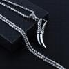 Predator Claw Necklace Silver Chain 345
