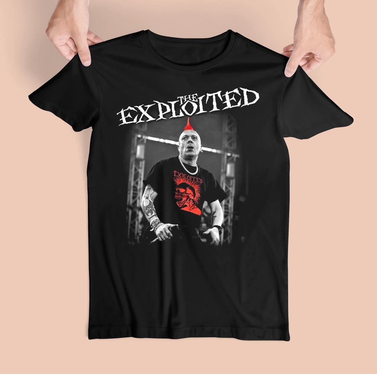 Wattie Live The Exploited Cotton Black Full Size Unisex Tee Shirt TR611 XS