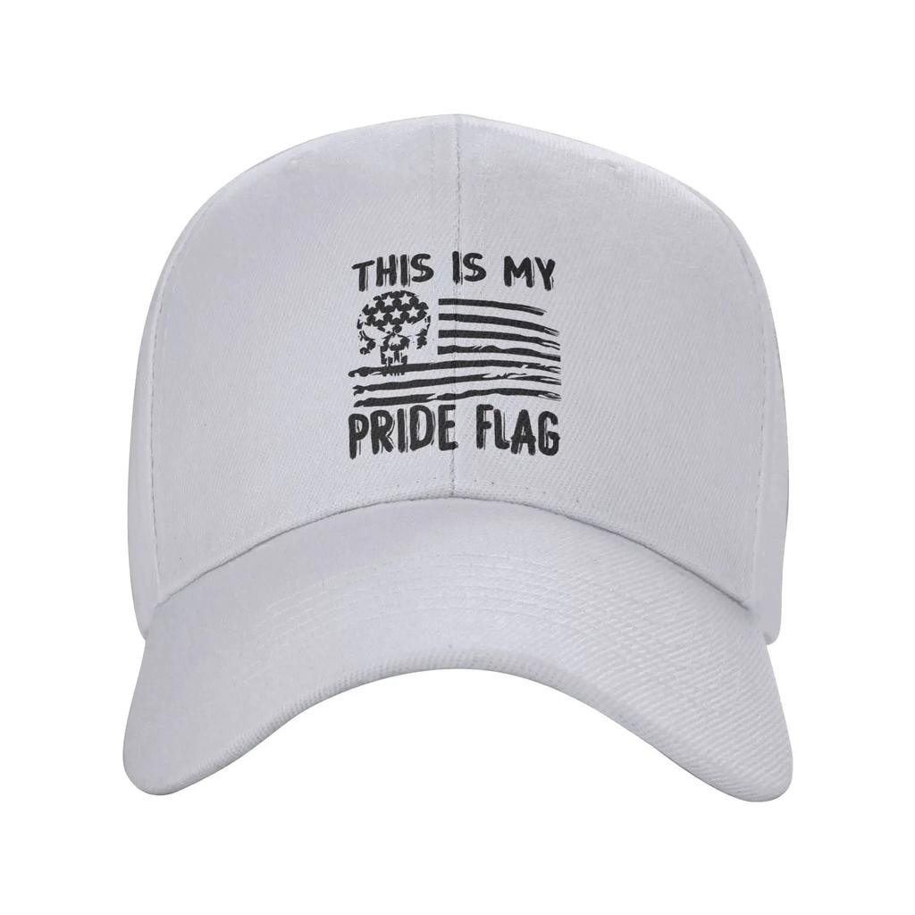 Unisex This Is My Pride Flag USA America Th of July Merch Baseball Cap Snapback Hat Retro Formal Headwear Adjustable