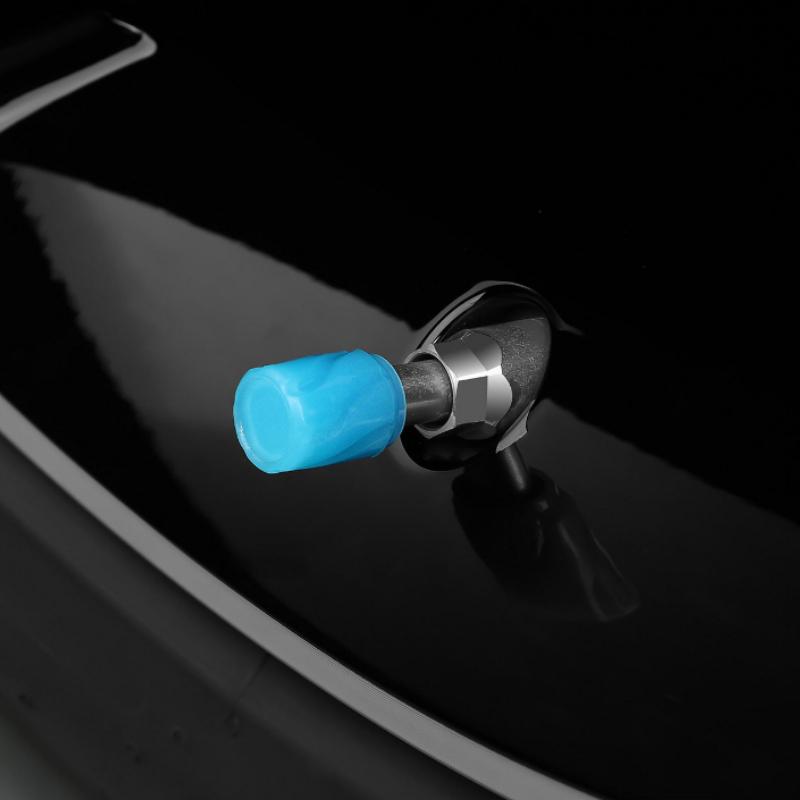 1pcs/4Pcs Luminous Universal Car Valve Cap Dust-proof Decorative Tires Tyre Stem Covers Applicable Accessories Motorcycle