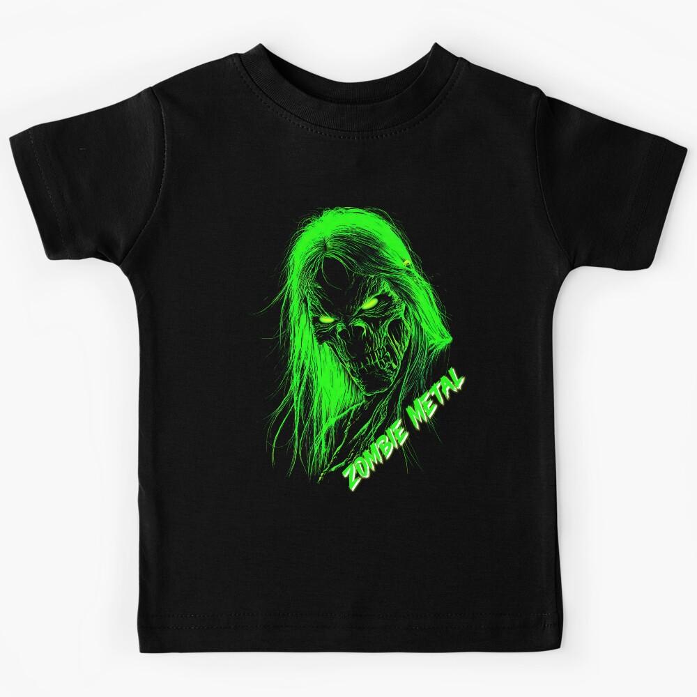 Zombie Metal - T shirt Music Collection Kids T-Shirt 120