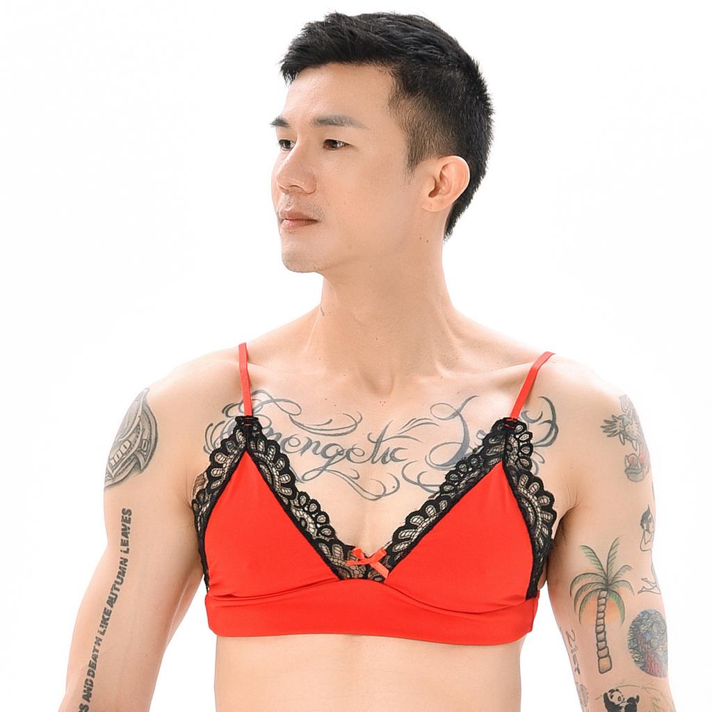 Men's sexy pajamas, gay underwear, gay bow lace, men's underwear set, men's sexy underwear, sexy underwear, gay underwear
