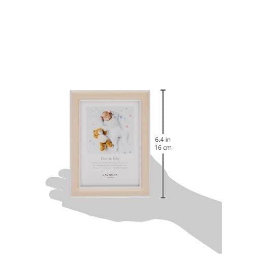 LADONNA Baby Photo Frame LB41-L-PK Elegant Glossy Pink L-Size Window