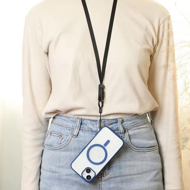 Laccetto per Telefono Cellulare Cordino da Appendere a Tracolla Cinturino da Collo per Fotocamera Corda Anti-Perdita Chiavi Con Guarnizione Universale Per Tutte le Cover del Telefono