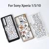 "Cute Duck"Hard Transparent Phone Case For Sony Xperia 1 V VI VII VIII Xperia 5 V Xperia 10 V VI VII/ Shockproof Sony Cover