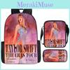 Alison Taylor Swift Printed Backpack Student Schoolbag Shoulder Bag Pencil Bag