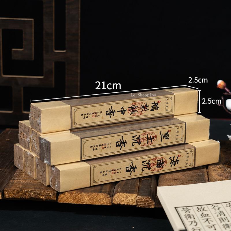 Four-square Incense Stick/Agarwood Goose Pear Sandalwood Temple Worship Buddha Indoor Air Purification Calms The Mind Joss Stick