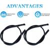 Roof Molding Drip Weatherstrip Compatible with Honda Civic Sedan 2012 2013 2014 2015 4-Door, Pair Car Roof Drip Side Finish Moulding, Replaces