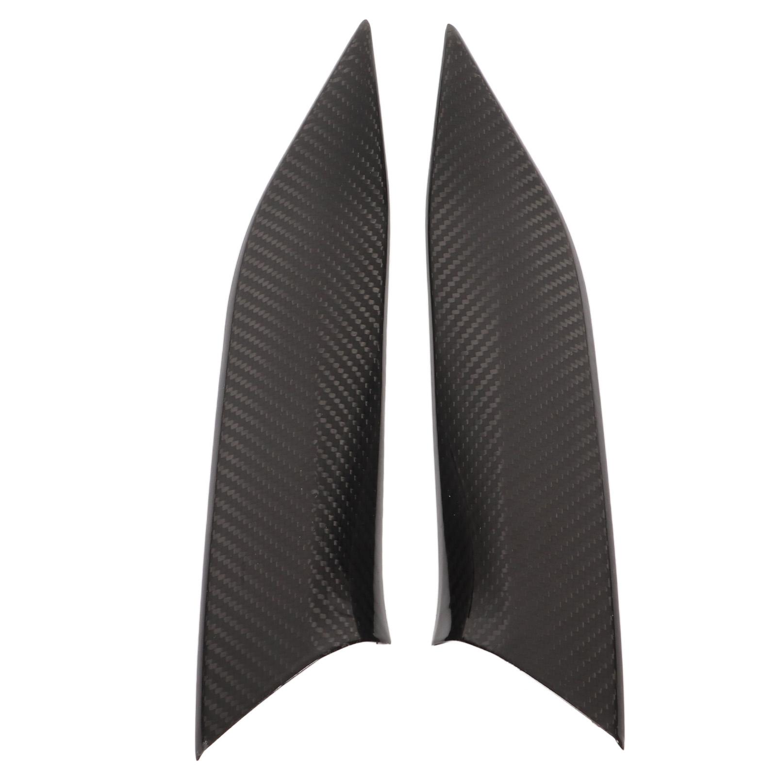 

2 шт. Накладки на боковые панели центральной консоли из настоящего углеродного волокна, отделка салона автомобиля, замена для 3 серии G20 G21 G28 2020–2022 LHD