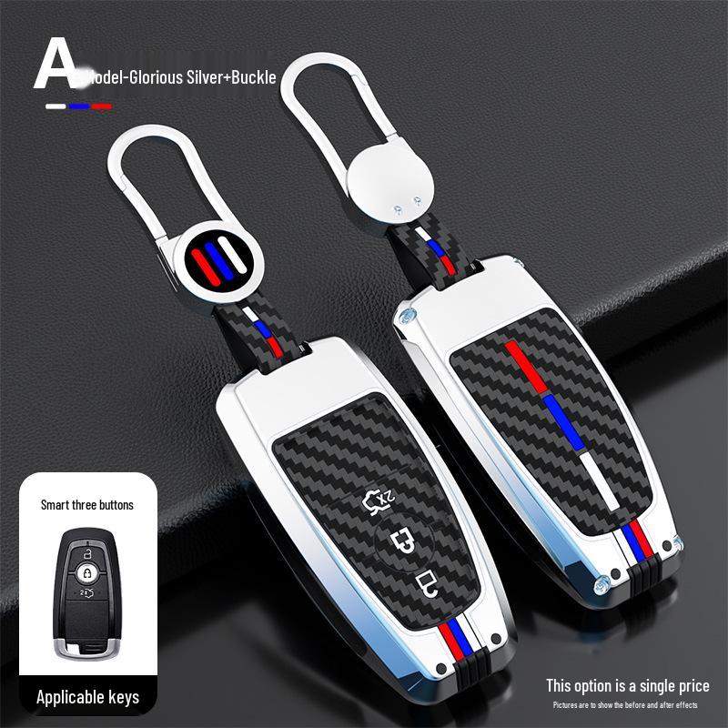 Ford Edge L Mondeo Focus Escort Explorer Key Case with Metal Buckle