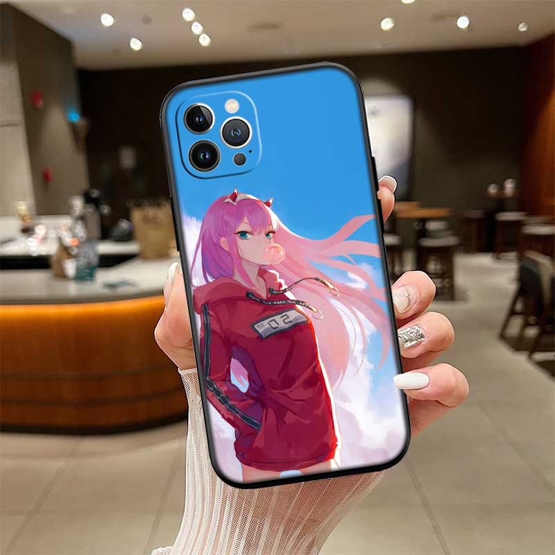 UP50 Zero Two Phone Case for OPPO A40 A60 A80 A15 A16 A16K A12 A17 A17K A54 A54S A53 A53S A55 A56 A57 A98 F23