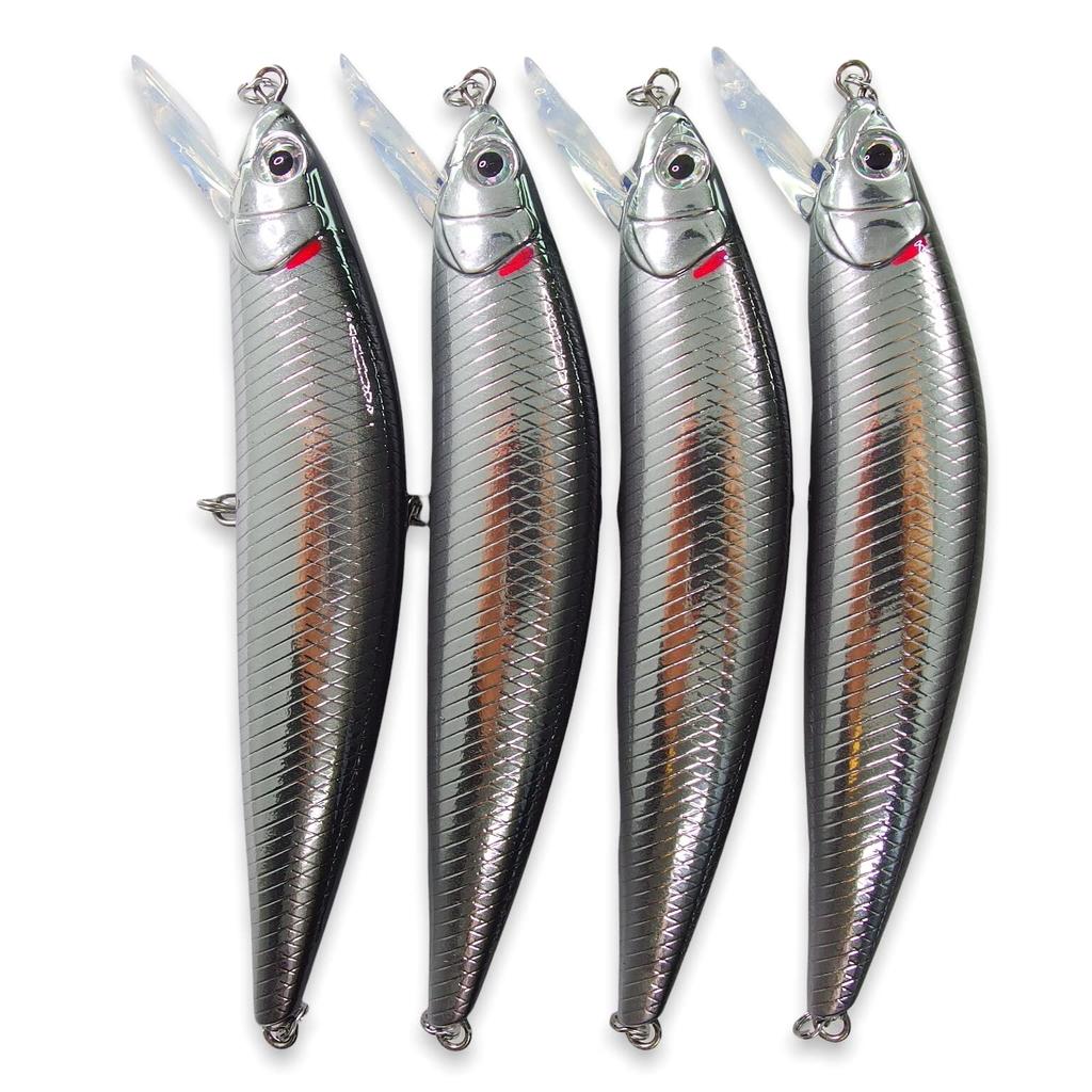 Momo Lure Blue for Spanish and Pintail Fishing Katakuchi X Runner, 120mm, 40g, Bluefish, Yellowtail, Amberjack, Mackerel, Tuna, (CKI 4)