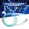 Multimode Duplex Fiber Optic Cable SC UPC SC UPC 50 125 MM OM3 10 Gigabit 3 Meters