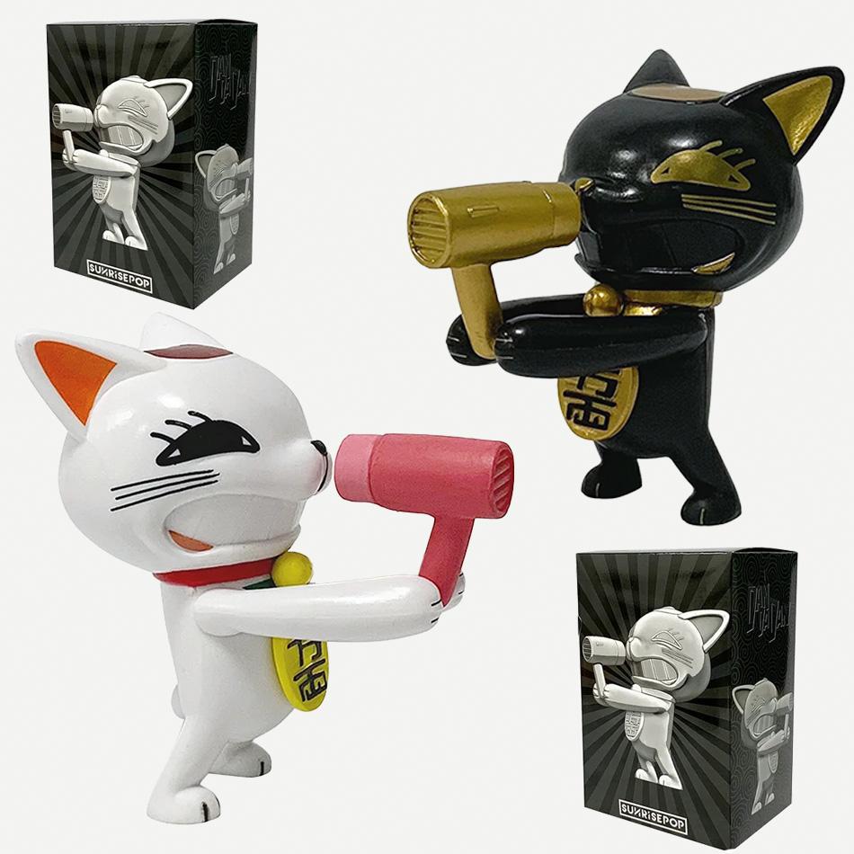 Anime Turbo Granny Dandadan Kawaii Cat PVC Action Figure Cute Desktop Decor Ornament Collectible Gift Toy