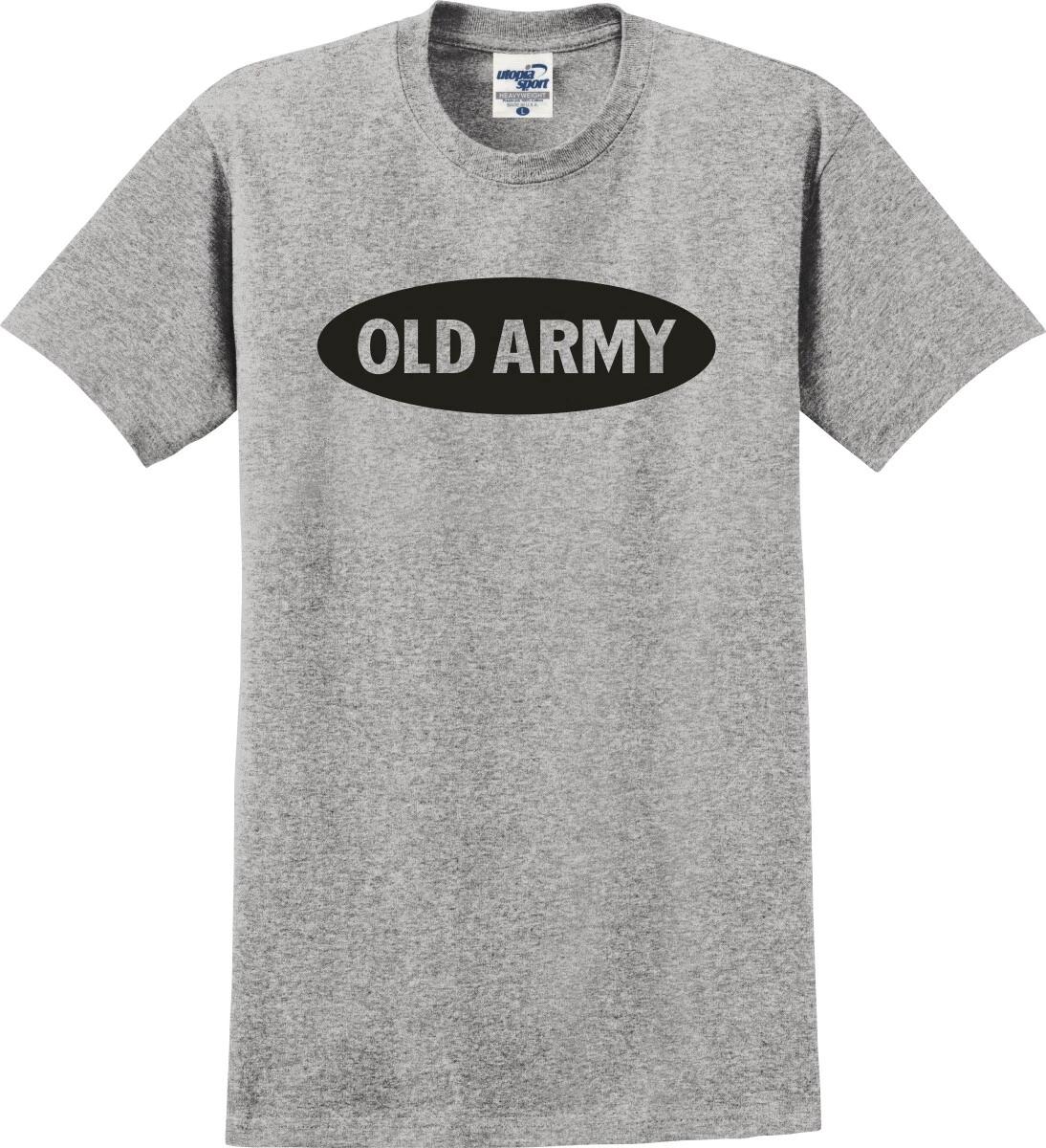 

Old Army Veteran Funny Unisex T shirt (S-5X) S