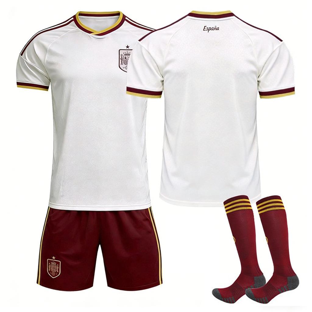 2627 US, Canada and Mexico World Cup Spain Away No. 19 Yamal Jersey 17 Williams Football Jersey Suit Men's