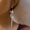 Youthway Elegant Imitation Baroque Pearl Tassel Earrings For Women 18K Gold Plated Stainless Steel Earrings Fashion Jewelry Gift