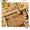 Songdao Retro Art Washi Set Vintage Masking Tape with Classic Art Patterns Perfect for and Gift Wrapping X 2m Each Madame De Pompadour Tape, 36-Roll
