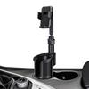 Cup Phone Holder For Car 2 In 1 Bottle Extender With Phone Mount 360 Degree Rotation Cup Holder For Vehicle Truck Driving Travel