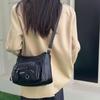 Mom Bag 2026 New Fashionable Middle-aged Women Middle-aged and Elderly Women's Bag Shoulder Messenger Bag Soft Leather Women's Shoulder Bag
