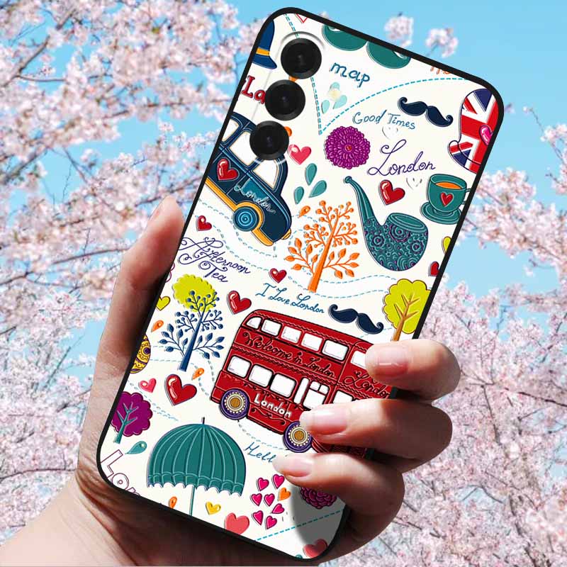 For Samsung Galaxy A56 A36 A26 5G Cases 3D Relief Flower Emboss Soft Silicone For A56 A36 5G 3D Cartoon Case Owl Shell 3D Relief