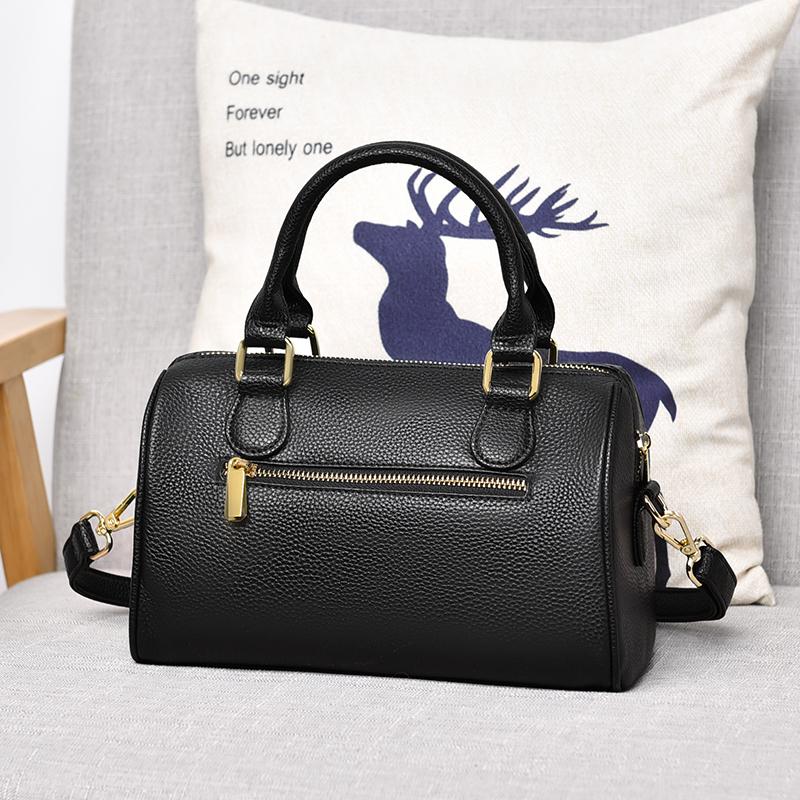 100% Genuine Cowhide Leather Women Shoulder Crossbody Bags Designer Messenger Tote Sac Women 2026 Luxury Ladies Commute Handbags