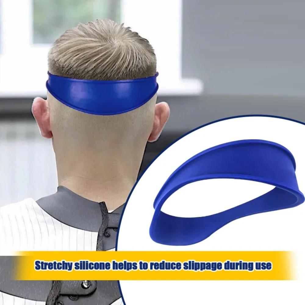 1 pz Fai da te Taglio Capelli a Casa Tagli di Capelli Cerchietto Curvo Modello per Rasatura Scollatura in Silicone Guida Taglio Capelli Strumenti da Barbiere per lo Styling dei Capelli
