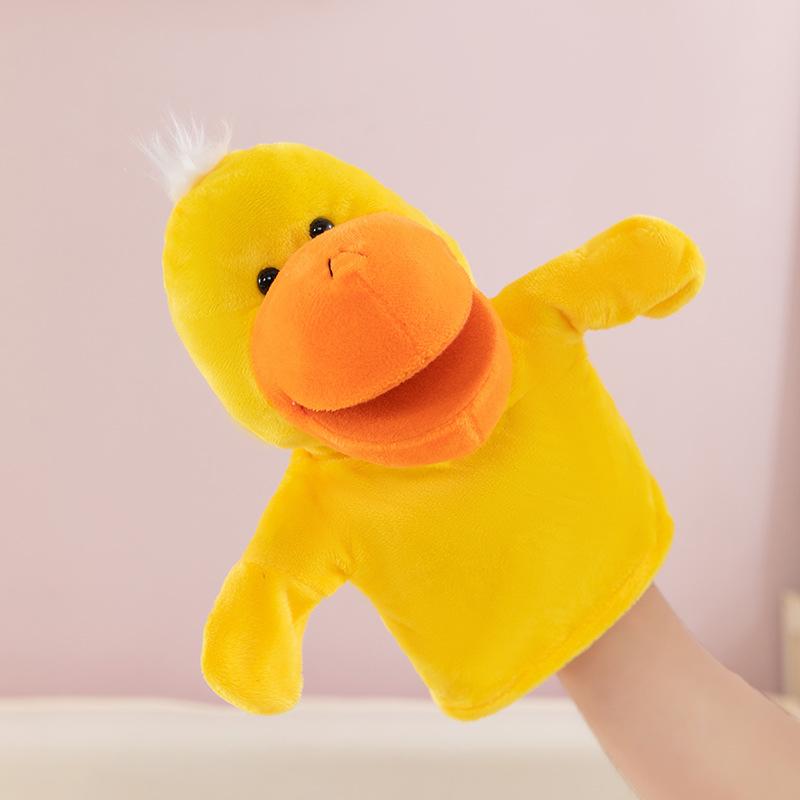 Hand Puppet Toy Animal Hand Soothing Doll Show Lion Can Open Mouth Animal Doll Kindergarten Lecture Props