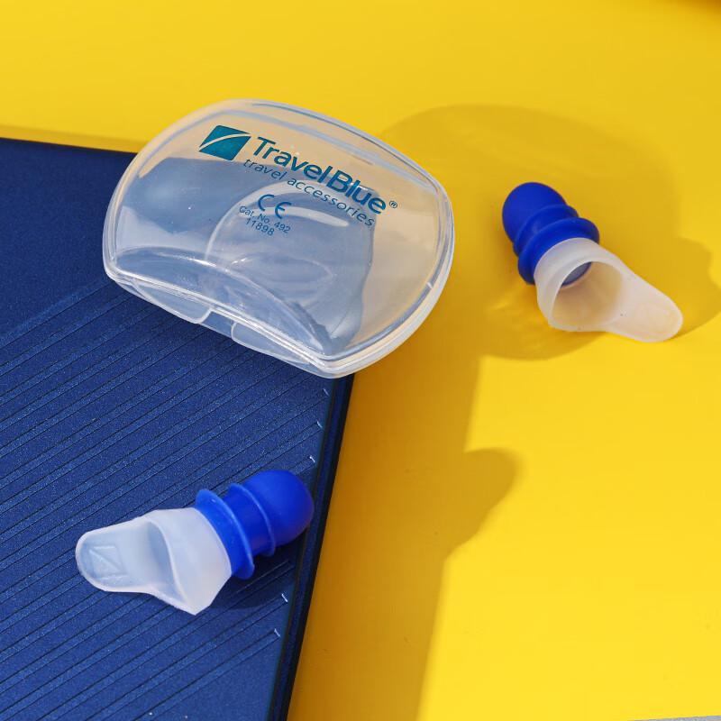 TRAVEL BLUE Professionele oordoppen met geluidsreductie voor de luchtvaart