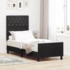 vidaXL Bed Frame Black 80x200 Cm Velvet 3344839