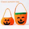 Trick Or Treat Kids Candy Bag Halloween Pumpkin Bag Holiday Gift Pumpkin Tote