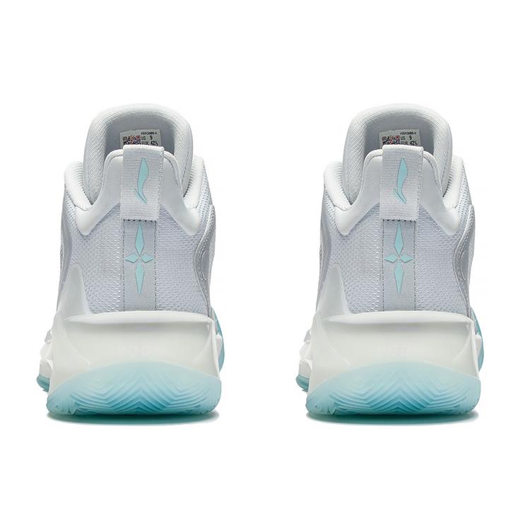 Li Ning Liren 3 Glacier Textile, Synthetic Leather, TPU Abrasion Resistant Breathable Mid top Basketball Shoes Men's ABAS089-3