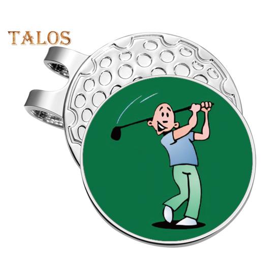 

Маркеры для мячей для гольфа с магнитным зажимом для шляпы, прочная конструкция, компактный дизайн, портативный персонализированный набор маркеров для мячей и зажимов для шляпы разноцветный