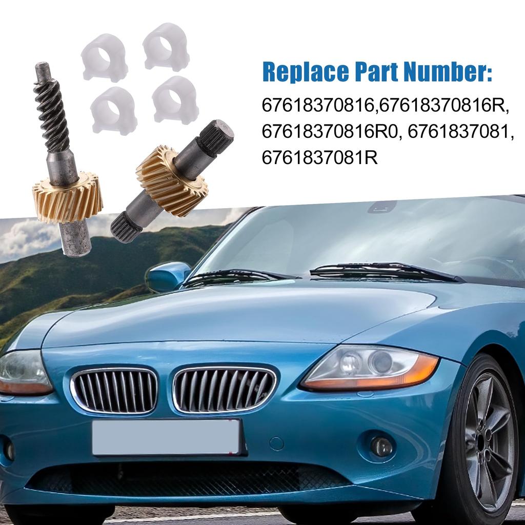 ABSOPRO Car Convertible Top Latch Motor Gear Repair Kit Lower Latch Motor Plastic Kit for BMW Z4 (67618370816) - (2003-2006)