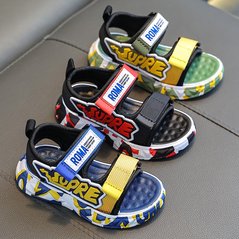 2023 Kids' Soft Sole Non-Slip Sandals for Boys - Summer Outdoor Beach Shoes