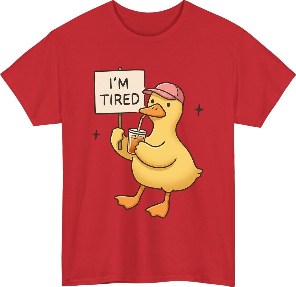 Funny Duck TShirt Funny Friend Birthday Meme Tee Gift For Party Unisex