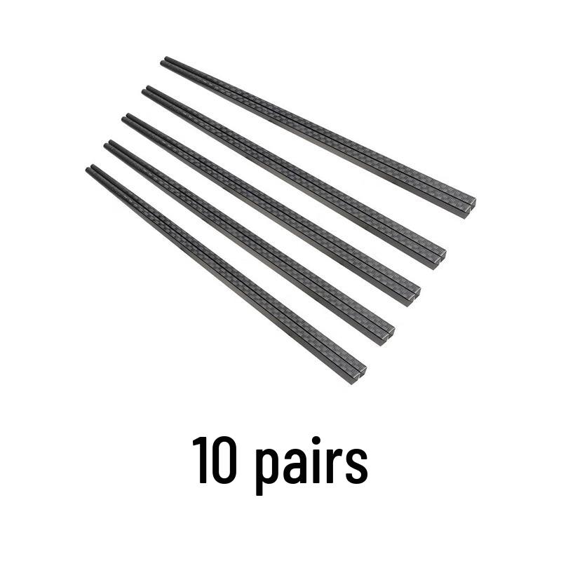 Chui Da Simple Style Alloy Chopsticks (10 Pairs)