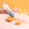 Infant Complementary Food Feeder Baby Silicone Squeeze Spoon, Single-handed Rice Cereal Bottle with Flow Control, Easy Clean Dispensing Spoon