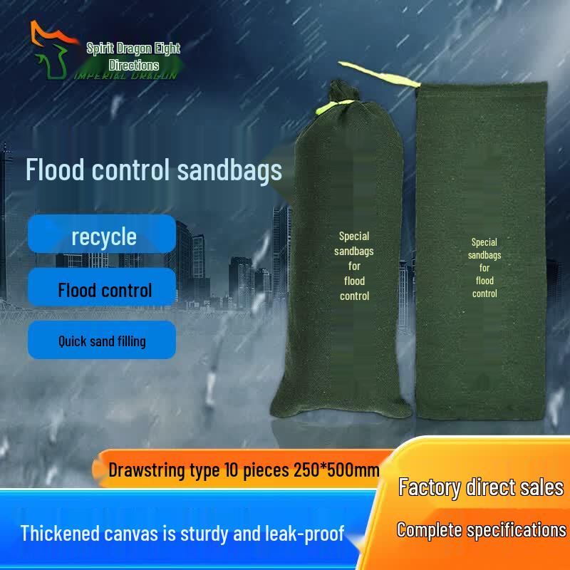 Flood Control Sandbag (10-Pack) 25x50cm